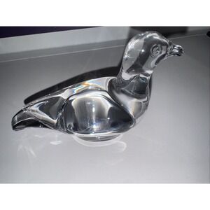 Baccarat France Crystal Dove HTF Rare Original Collectible Figurine  Animals Euc